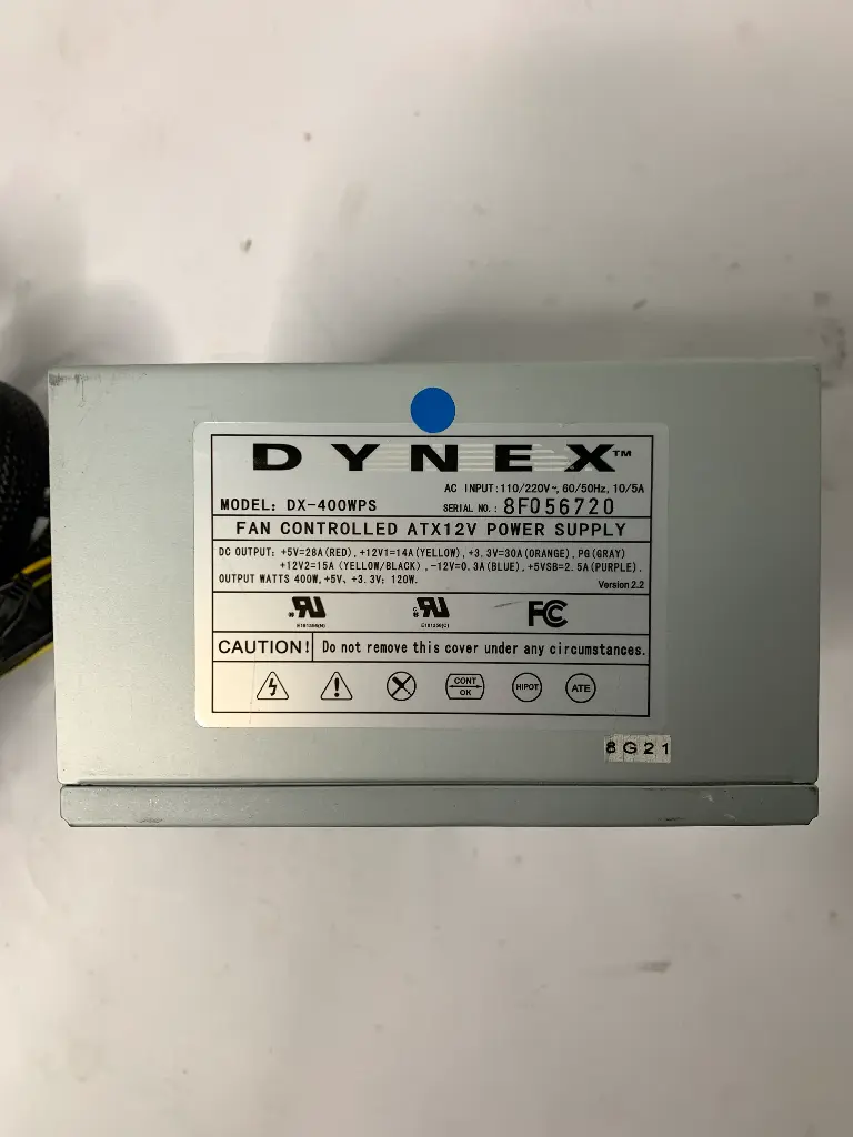 Dynex | PSU 400W | Model : DX-400WPS
