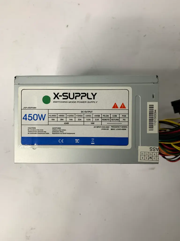 X-Supply | PSU 450W | Model : JSP-450P08N