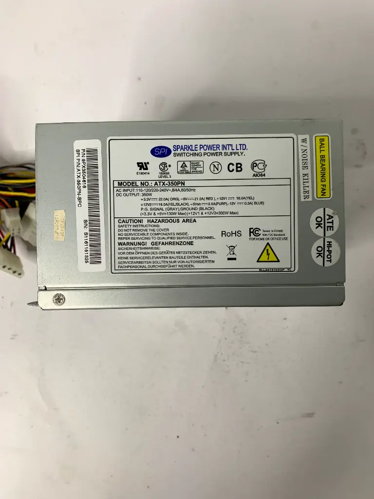 Sparkle Power Int'l | PSU 350W | Model : ATX-350PN
