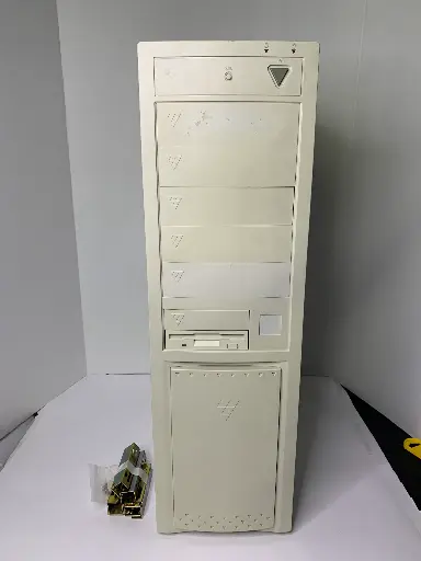 [697] Vintage Computer Tower w/ Pentium III | 384MB RAM | DFI CA64-EC | 53 Trio 64 V2DX